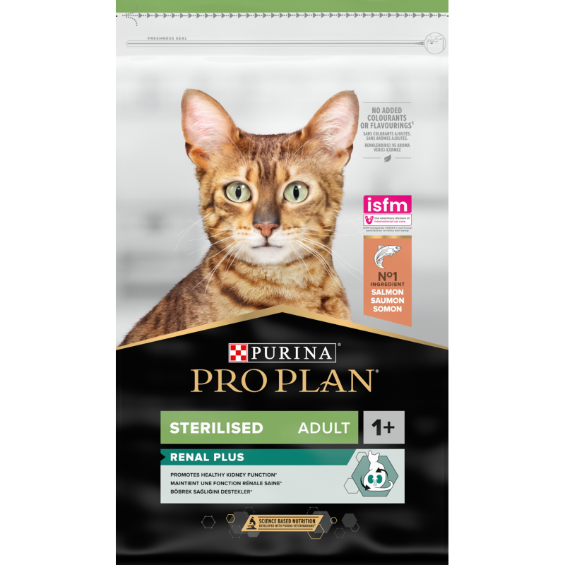 Adult Sterilised Renal Plus - Riche en saumon 10kg - Pro Plan