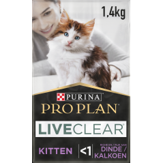 Kitten Sterilised LiveClear à la dinde 1,4kg - Pro Plan 12466185 Purina 30,60 € Ornibird