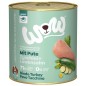 Adult Dinde avec courgettes et pissenlits 800gr - WOW Adult Dinde avec courgettes et pissenlits 800gr - WOW