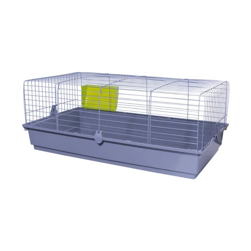 Cage Lapin Grise 101x55x40cm