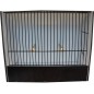 Cage exposition indigène noir 18 cm en PVC Cage exposition indigène noir 18 cm en PVC