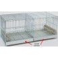 Cage Cova métal avec tiroirs en plastique 90x40x45cm Cage Cova métal avec tiroirs en plastique 90x40x45cm