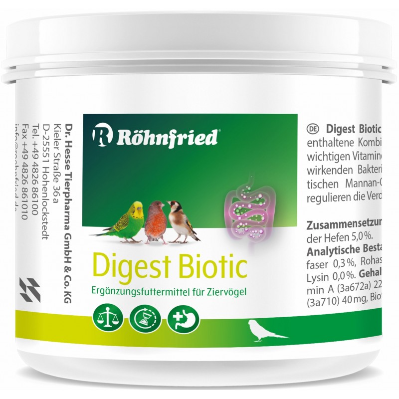Digest Biocitc 125g - Röhnfried 11656 Röhnfried - Dr Hesse Tierpharma GmbH & Co 7,60 € Ornibird