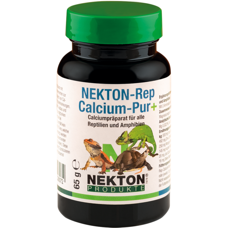 Nekton-Rep-Calcium-Pur Convient aux reptiles et aux amphibiens 65gr - Nekton 228075 Nekton 7,50 € Ornibird