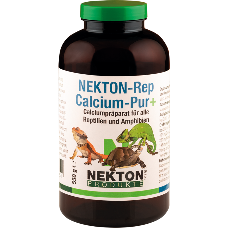 Nekton-Rep-Calcium-Pur+ 550gr - Convient aux reptiles et aux amphibiens - Nekton Nekton-Rep-Calcium-Pur+ 550gr - Convient aux reptiles et aux amphibiens - Nekton