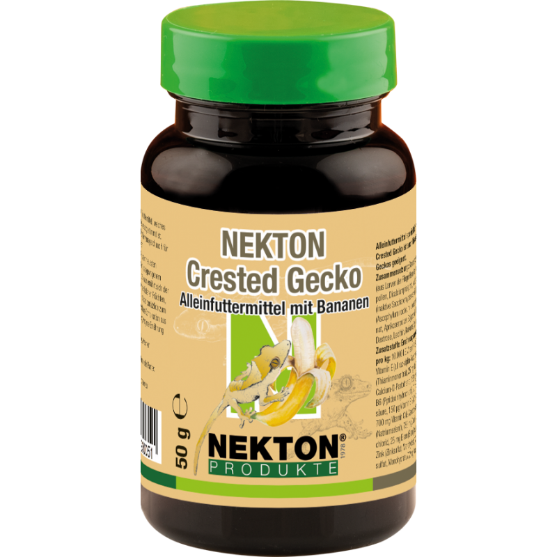 Nekton-Crested-Gecko 50gr - Aliment Complet Saveur Banane - Nekton 230050 Nekton 10,95 € Ornibird