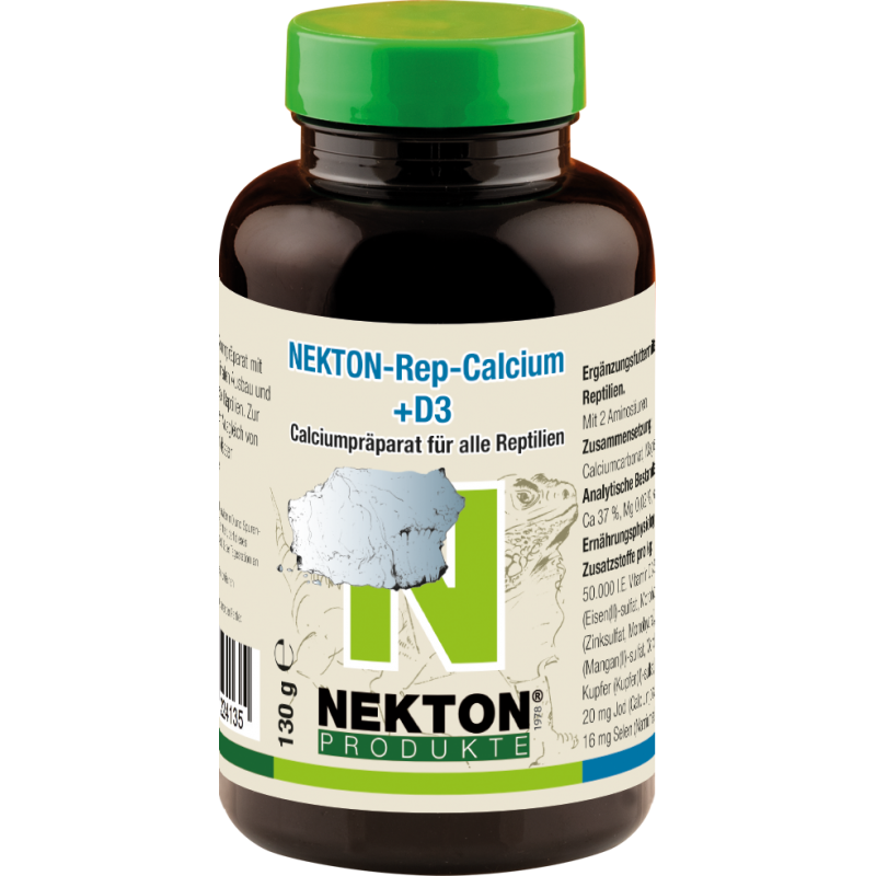 Nekton-Rep-Calcium+D3 130gr - Préparation à base de calcium extrêmement efficace - Nekton 224130 Nekton 10,95 € Ornibird
