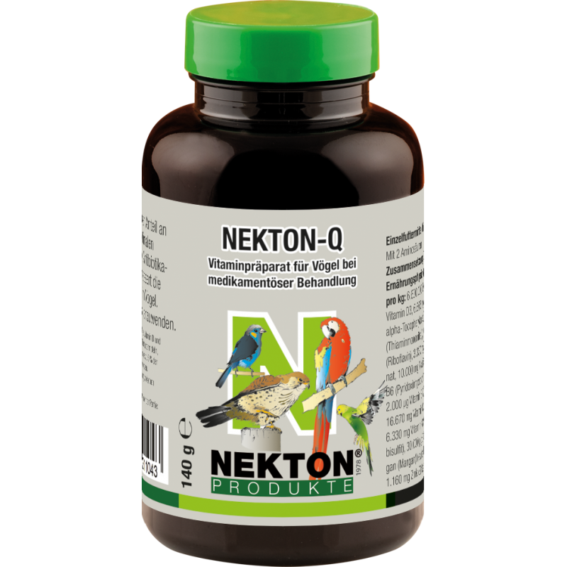 Nekton-Q 140gr - Préparation multivitaminée pour mieux surmonter les traitements médicamenteux - Nekton Nekton-Q 140gr - Préparation multivitaminée pour mieux surmonter les traitements médicamenteux - Nekton