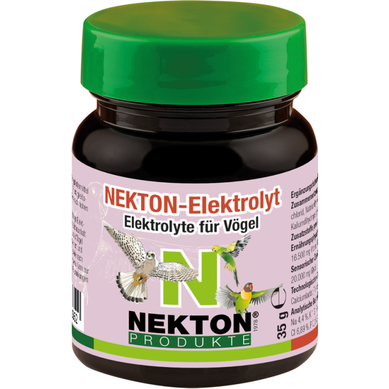 NEKTON-Électrolyte 35gr - Électrolyte pour oiseaux - Nekton NEKTON-Électrolyte 35gr - Électrolyte pour oiseaux - Nekton