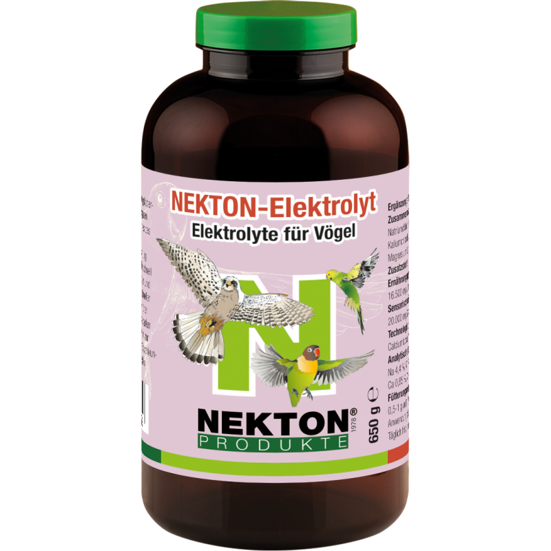 NEKTON-Électrolyte 650gr - Électrolyte pour oiseaux - Nekton 216650 Nekton 36,50 € Ornibird