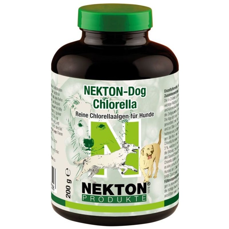 NEKTON Chien Chlorelle 200gr - Algues chlorelles pures pour chiens - Nekton NEKTON Chien Chlorelle 200gr - Algues chlorelles pures pour chiens - Nekton