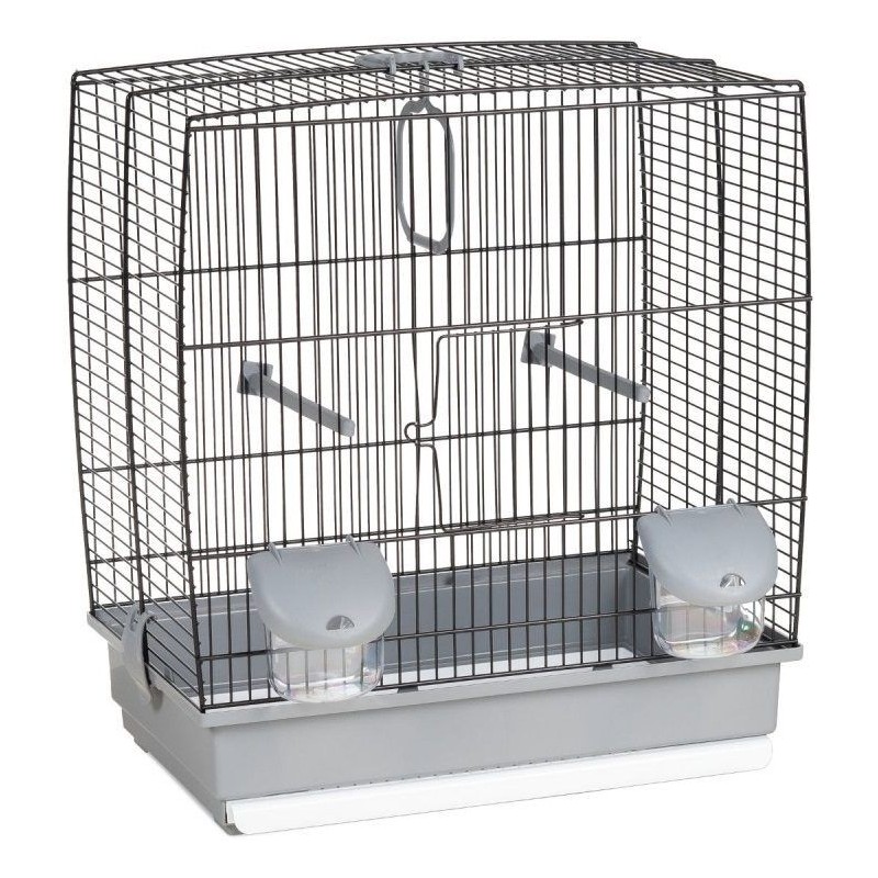 Cage pour oiseaux blanche 39x25,5x45cm - Grizo Cage pour oiseaux blanche 39x25,5x45cm - Grizo