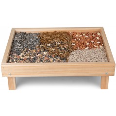 Mangeoire de sol bois 39cm - Vadigran - 14,75 € - Vadigran - 5411468192650 - Ornibird SRL