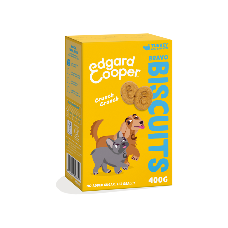 Biscuit Dinde et Poulet 400gr - Edgard & Cooper Biscuit Dinde et Poulet 400gr - Edgard & Cooper