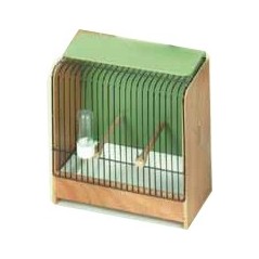 Facade noire en métal pour cage d'exposition - Modèle Allemand - 6,05 € - Quiko - 1516738677319 - Ornibird SRL