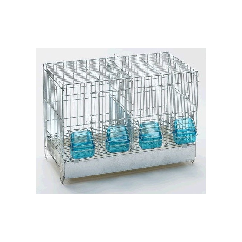 Cage Cova avec tiroir en métal et 2 compartiments 65x34x44cm 111006000 Grizo 63,45 € Ornibird
