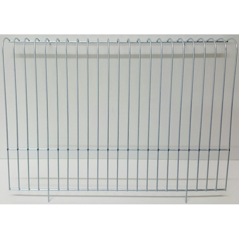 Facade en métal argenté pour cages d'exposition canaris 34x25cm Facade en métal argenté pour cages d'exposition canaris 34x25cm