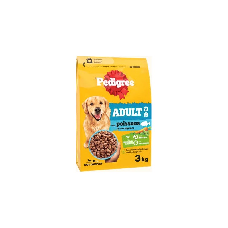 Adult Poisson et Légumes 3kg - Pedigree