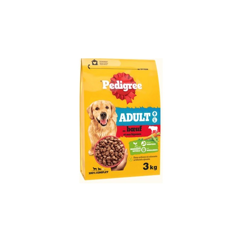 Adult Boeuf et Légumes 3kg - Pedigree