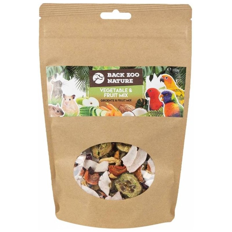 Mélange de légumes et de fruits 100gr - Back Zoo Nature Mélange de légumes et de fruits 100gr - Back Zoo Nature