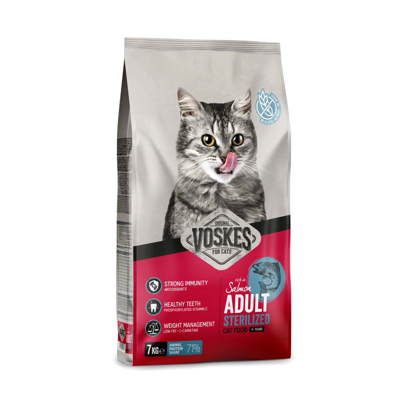 Adult Sterilized Saumon 2kg - Voskes Adult Sterilized Saumon 2kg - Voskes