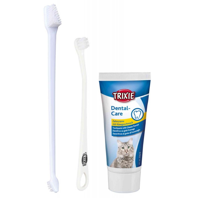 Set d'hygiène dentaire Chat - Trixie