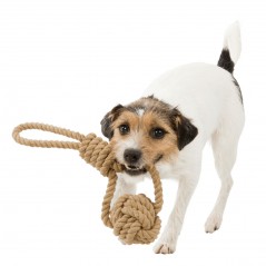 BE NORDIC Corde de jeu avec balle tressée 7/20cm - Trixie - 3,50 € - Trixie - 4011905326320 - Ornibird SRL