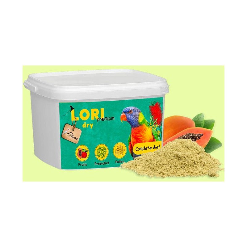 Lori Dry Premium 3kg - Your Parrot Lori Dry Premium 3kg - Your Parrot