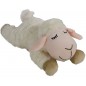 Boon jouet mouton peluche couché beige+bip eco 35cm - Gebr. De Boon