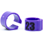 E-Z Bagues à clips numérotés 1 à 25 - Taille: 8mm - Couleur Violet E-Z Bagues à clips numérotés 1 à 25 - Taille: 8mm - Couleur Violet