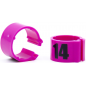 E-Z Bagues à clips numérotés 1 à 25 - Taille: 8mm - Couleur Rose E-Z Bagues à clips numérotés 1 à 25 - Taille: 8mm - Couleur Rose