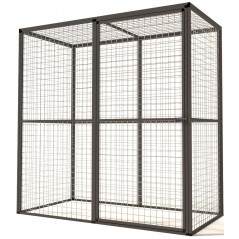 Volière Glorenza Alu - Map 3 - 176x86x178cm - Voldux - 779,00 € - Voldux - 8720094050065 - Ornibird SRL