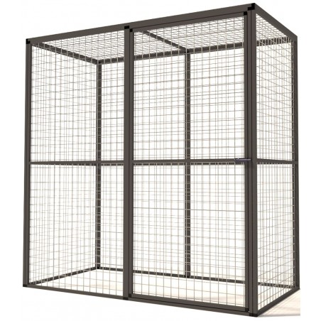 Volière Glorenza Alu - Map 3 - 176x86x178cm - Voldux à 779,00 € - Voldux - 50065 - Volières
