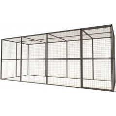 Volière Glorenza Alu - Map 3 - 449x176x178cm - Voldux - 1 779,00 € - Voldux - 8720094050164 - Ornibird SRL