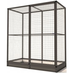 Volière Glorenza Alu - Map 5 - 176x86x193cm - Voldux à 1,00 € - Voldux - 50522 - Volières