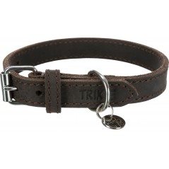 Rustic Collier en cuir gras XS-S 27-34cm/18cm Brun Foncé - Trixie - 8,95 € - Trixie - 4011905190044 - Ornibird SRL