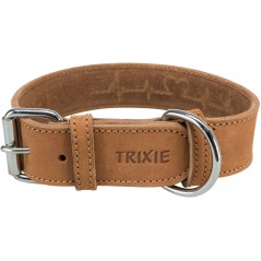 Rustic Collier en cuir gras "Heartbeat" L 47-55cm/40mm Brun - Trixie à 19,95 € - Trixie - 19016 - Cuir de luxe