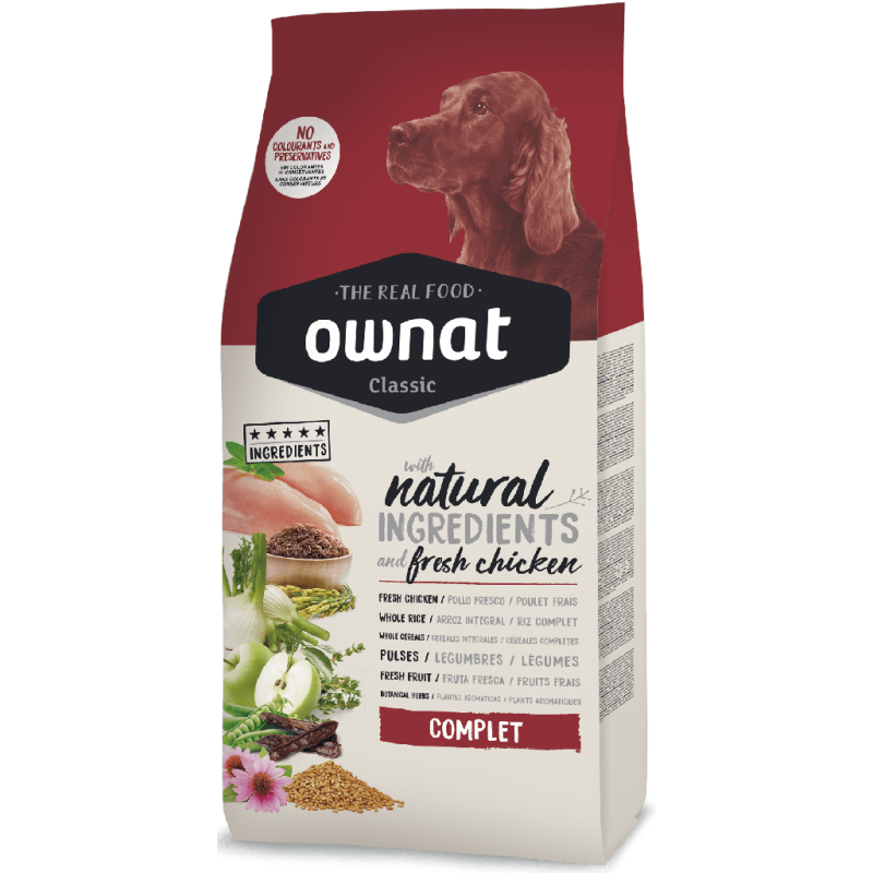 Dog Classic Complet 20kg - Ownat Dog Classic Complet 20kg - Ownat