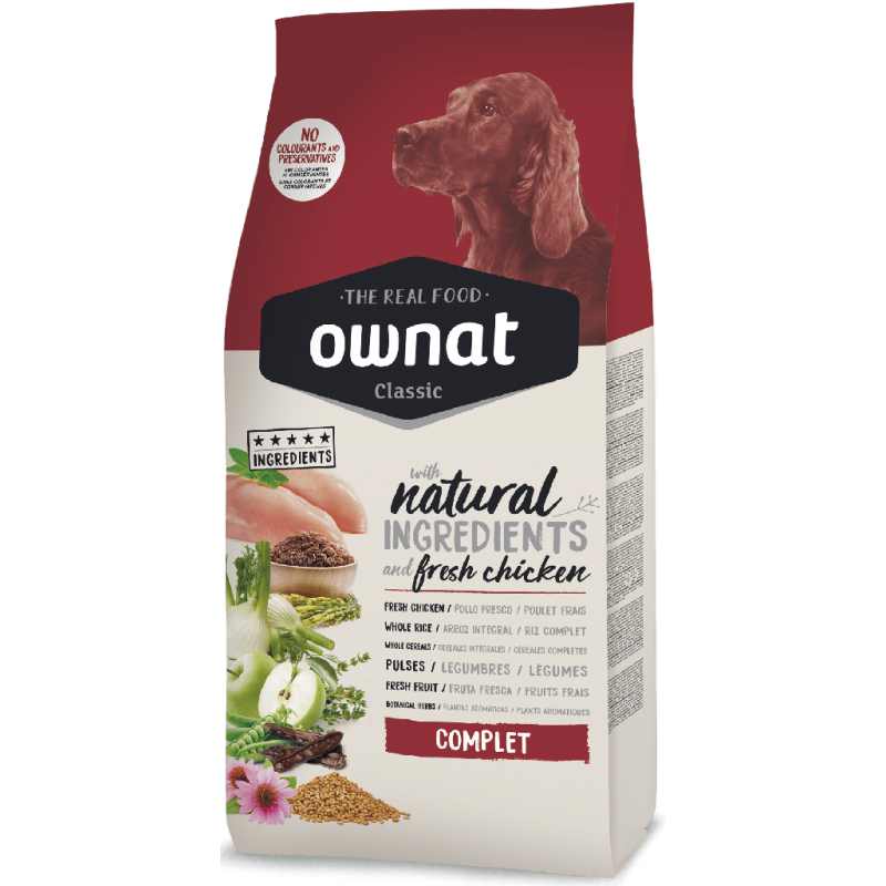 Dog Classic Complet 4kg - Ownat 031404/24..3 Ownat 12,95 € Ornibird