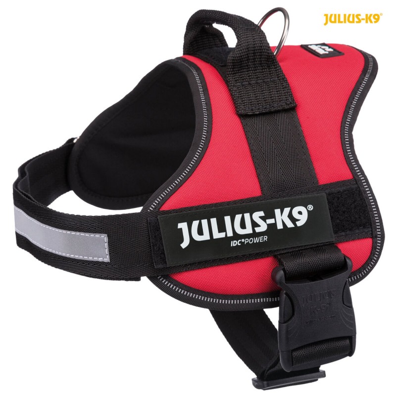 Harnais Power Julius-K9 L 63-85cm/50mm Rouge - Julius