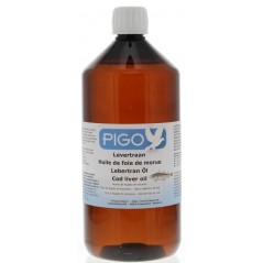 Huile de foie de morue 1L - Pigo pigeons à 24,20 € - Pigo - 25007 - Complément Alimentaire