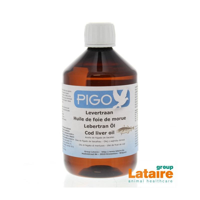 Cod liver oil 500ml - Pigo pigeons 25006 Pigo 14,80 € Ornibird