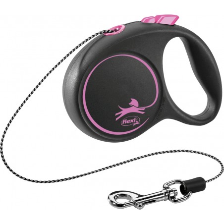 Black Design Laisse corde Rose XS/3m - Flexi à 12,00 € - Trixie - 12246 - Laisses / Enrouleur