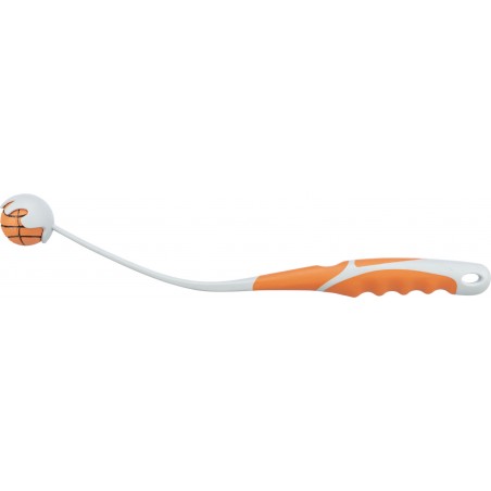 Balle catapulte 40cm Orange/Gris - Trixie à 5,95 € - Trixie - 32441 - Jouets à lancer/rapporter