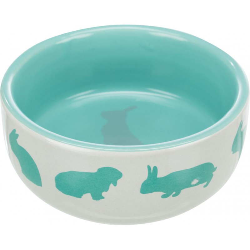 Gamelle en céramique Lapins 250ml/11cm - Trixie Gamelle en céramique Lapins 250ml/11cm - Trixie