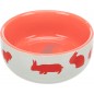 Gamelle en céramique Lapins 250ml/11cm - Trixie Gamelle en céramique Lapins 250ml/11cm - Trixie