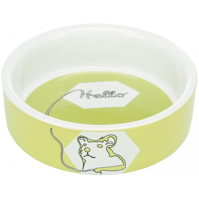 Gamelle en céramique Hamsters 90ml/8cm - Trixie Gamelle en céramique Hamsters 90ml/8cm - Trixie