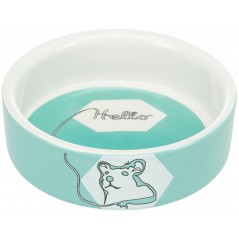 Gamelle en céramique Hamsters 90ml/8cm - Trixie à 2,95 € - Trixie - 60734 - Mangeoires