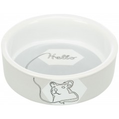 Gamelle en céramique Hamsters 90ml/8cm - Trixie à 2,95 € - Trixie - 60734 - Mangeoires