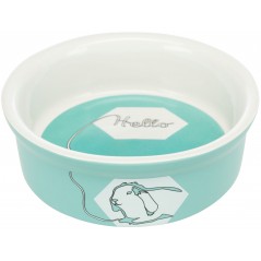 Gamelle en céramique Lapins 240ml/12cm - Trixie - 4,95 € - Trixie - 4047974607367 - Ornibird SRL